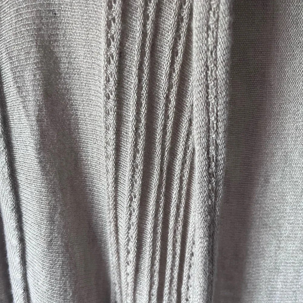 Torrid 3 women’s long line cardigan tan neutral minimalist sweater open front - Picture 4 of 5